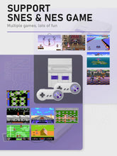 Carregar imagem no visualizador da galeria, Super Nintendo Retro com 4800 de Snes e Nes + 2 controles sem fio