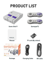 Carregar imagem no visualizador da galeria, Super Nintendo Retro com 4800 de Snes e Nes + 2 controles sem fio