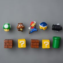 Carregar imagem no visualizador da galeria, Imãs de geladeira do Super Mario