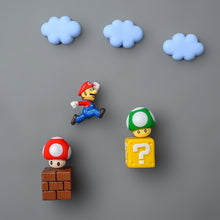 Carregar imagem no visualizador da galeria, Imãs de geladeira do Super Mario