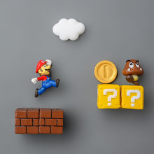 Carregar imagem no visualizador da galeria, Imãs de geladeira do Super Mario
