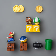 Carregar imagem no visualizador da galeria, Imãs de geladeira do Super Mario