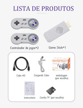 Carregar imagem no visualizador da galeria, Super Nintendo Retrô 4K com + de 4800 Jogos