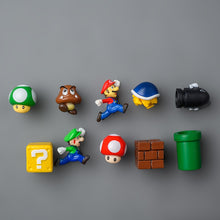 Carregar imagem no visualizador da galeria, Imãs de geladeira do Super Mario