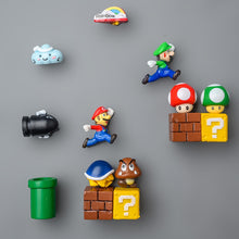 Carregar imagem no visualizador da galeria, Imãs de geladeira do Super Mario