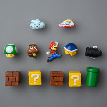 Carregar imagem no visualizador da galeria, Imãs de geladeira do Super Mario