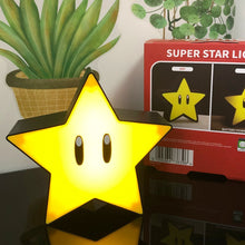 Carregar imagem no visualizador da galeria, Luminaria Gamer Retrô Mario Mushroom, Estrela e Bloco de interrogação