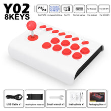 Carregar imagem no visualizador da galeria, Controle Arcade Joystick para PS4/PS3/Xbox One/Switch OLED/Android/iOS Sem Fio
