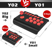 Carregar imagem no visualizador da galeria, Controle Arcade Joystick para PS4/PS3/Xbox One/Switch OLED/Android/iOS Sem Fio
