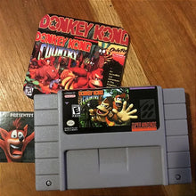 Carregar imagem no visualizador da galeria, Cartucho Donkey kong 1, 2 e 3 para Super Nintendo
