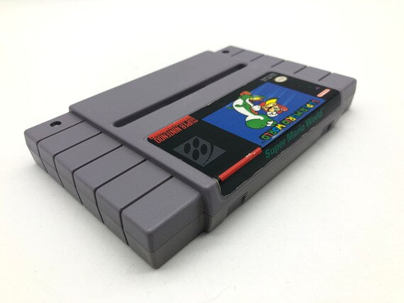 Super mario world snes cartridge discount