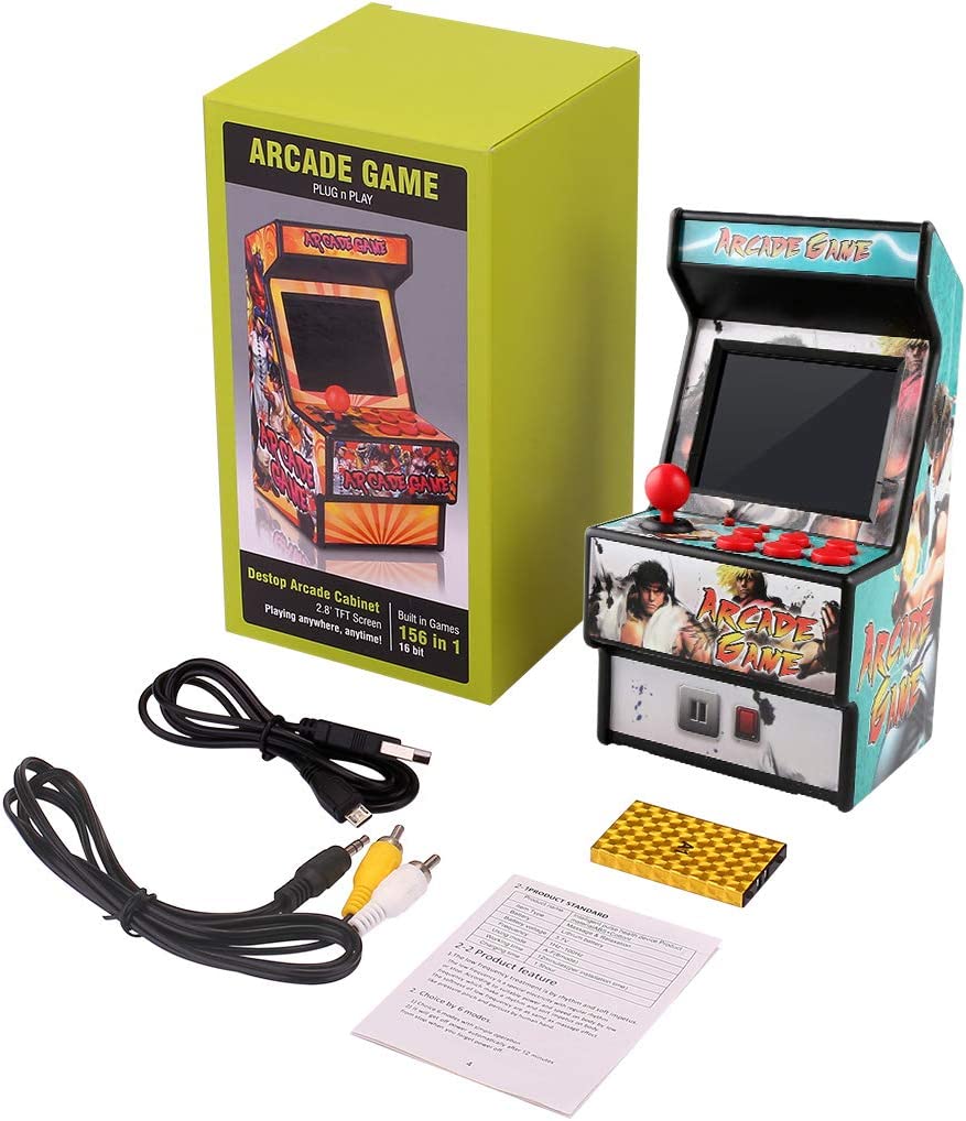 Console Retro Mini Fliperama Arcade Game Com 360 Jogos A6 Vermelho no  Shoptime