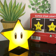Carregar imagem no visualizador da galeria, Luminaria Gamer Retrô Mario Mushroom, Estrela e Bloco de interrogação
