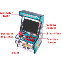 Carregar imagem no visualizador da galeria, Mini Fliperama Portátil Retro com 156 Jogos na memória - 16 Bits
