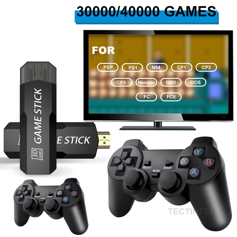 Iinftek 128g 40000 jogos retro console de jogos 4k hd vídeo game