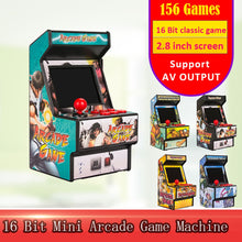 Carregar imagem no visualizador da galeria, Mini Fliperama Portátil Retro com 156 Jogos na memória - 16 Bits
