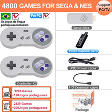 Carregar imagem no visualizador da galeria, Super Nintendo Retrô 4K com + de 4800 Jogos
