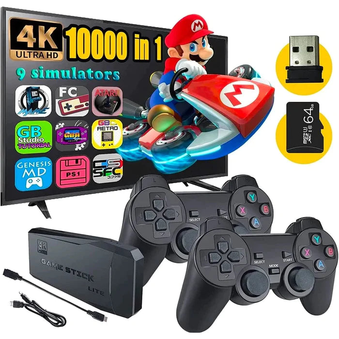 Video Game RETRÔ - 10 Mil Jogos. 64 GB