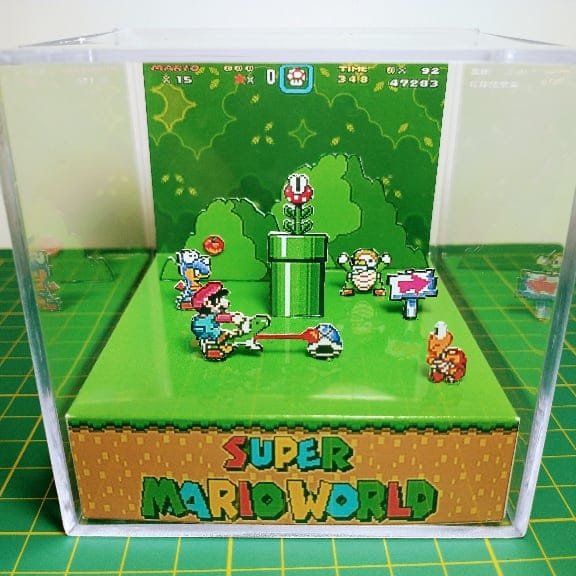 Diorama Super Mario World