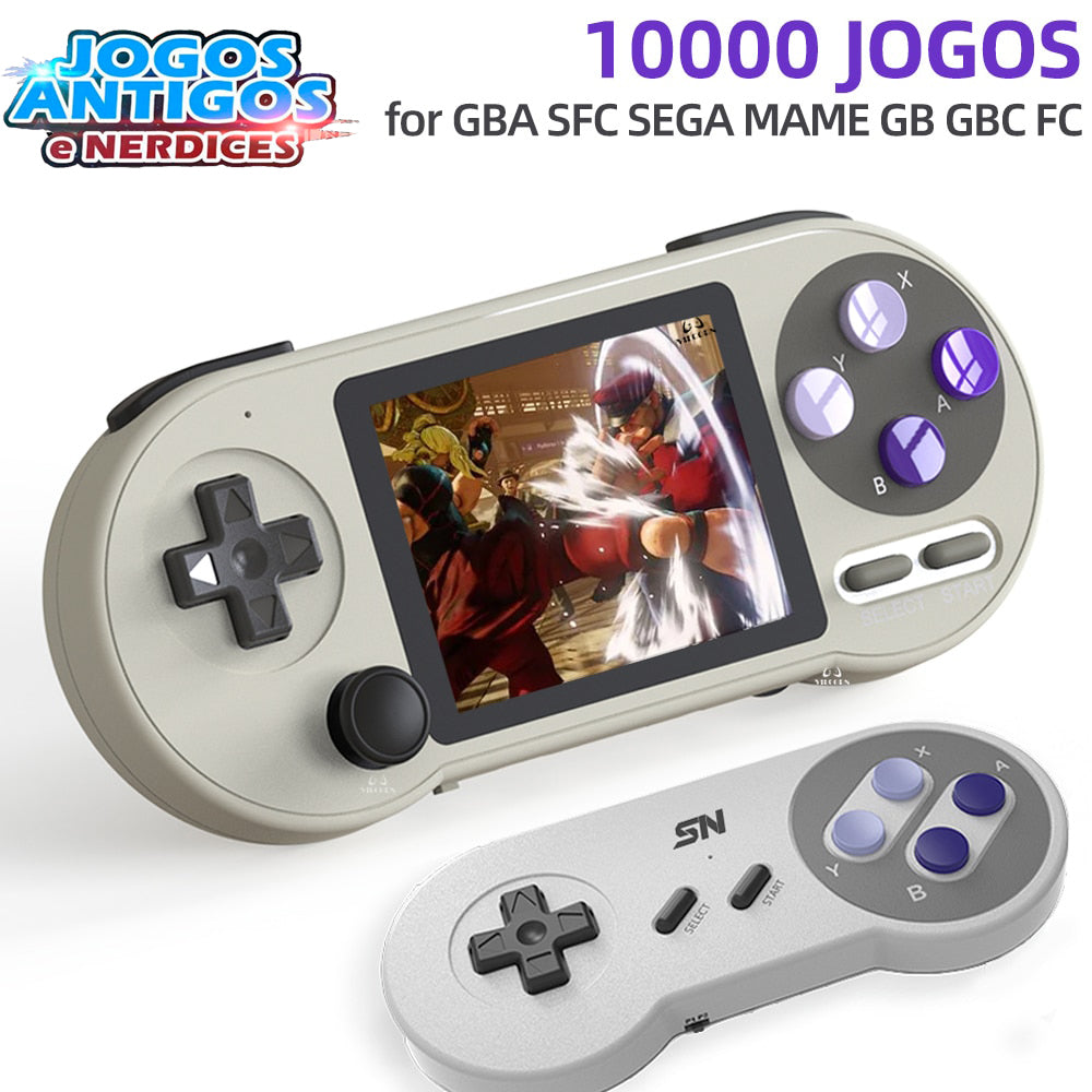 Super Nintendo Portátil com 10.000 Jogos